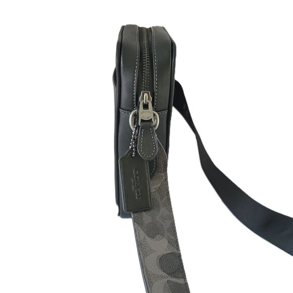 Coach CAO74 Sullivan Crossbody Signature Camo Messenger Bag Grey Multi - Picture 3 of 7